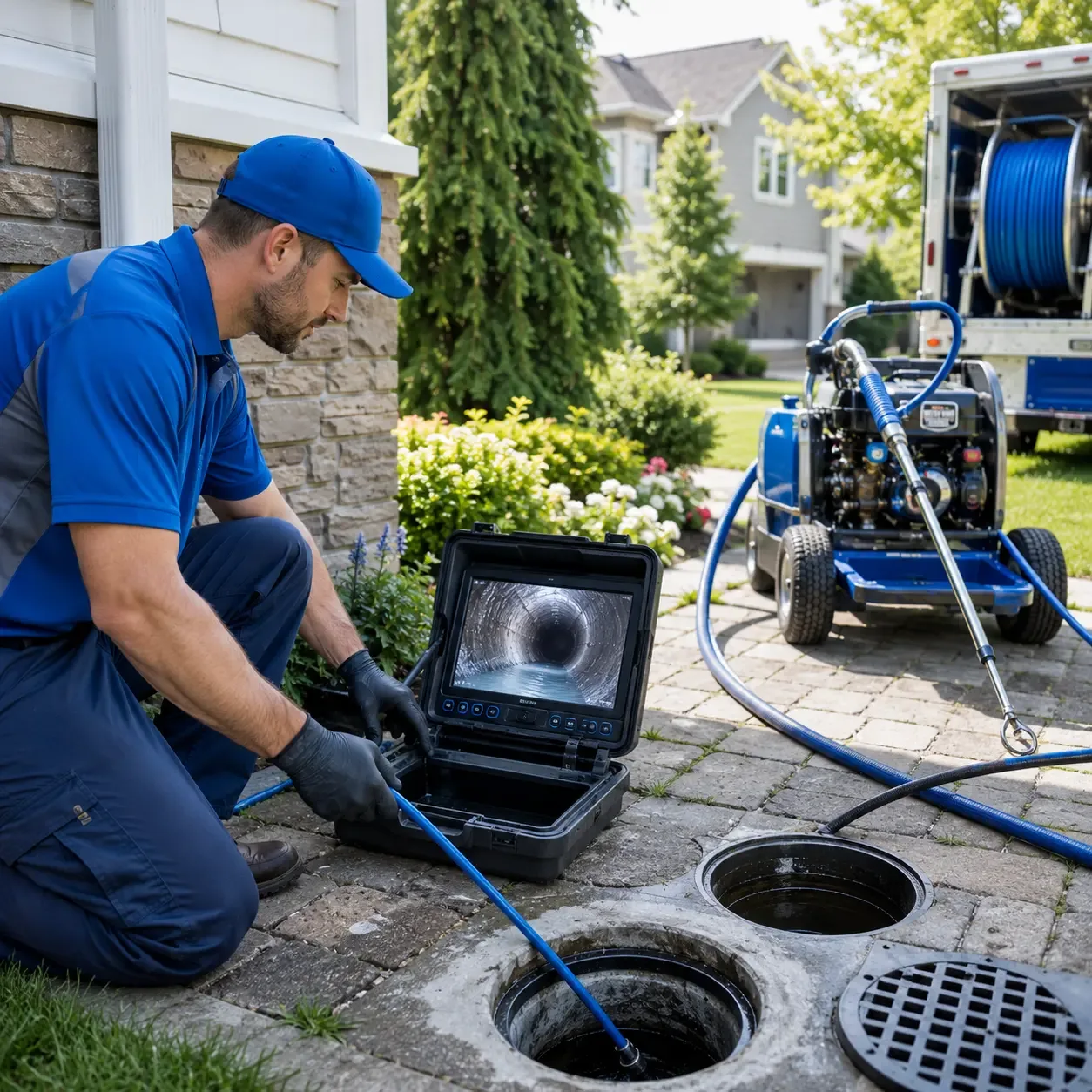 Outdoor drain cleaning professionals serving Oxford, PA
